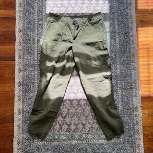 Sonoma Goods For Life Midrise Utility Jogger Pants Olive Size 12